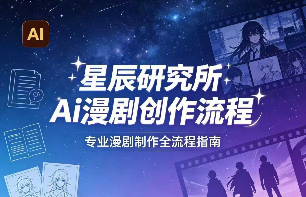 AI漫剧创作全流程指南｜从工具到编剧，从流量到变现，小白也能学会的专业漫剧制作法 图1