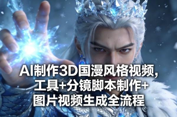 AI制作3D国漫风格视频，工具+分镜脚本制作+图片视频生成全流程 图1