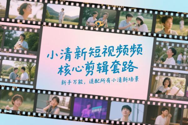 小清新短视频核心剪辑套路，新手万能，适配所有小清新场景 图1