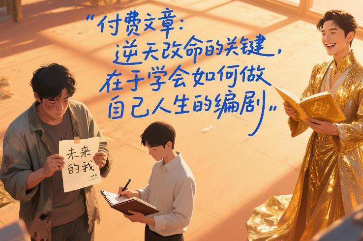 付费文章：逆天改命的关键，在于学会如何做自己人生的编剧 图1
