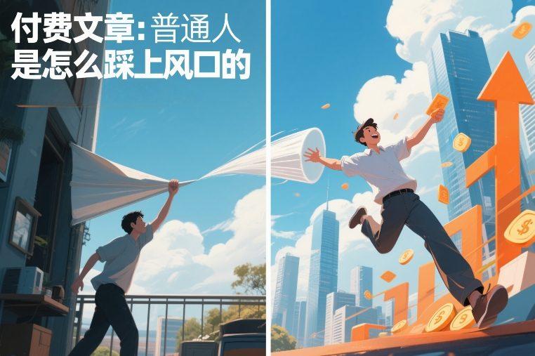 付费文章：普通人是怎么踩上风口的 图1