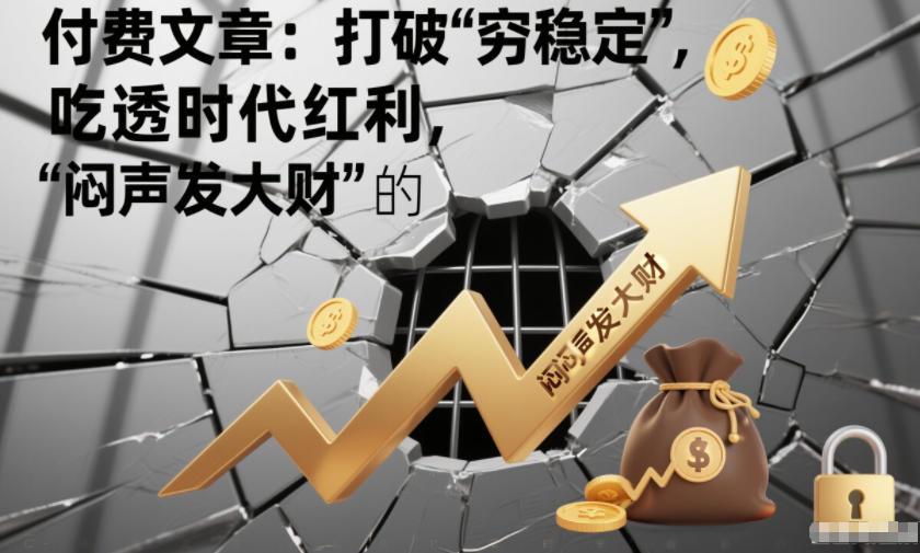 付费文章：打破“穷稳定”，吃透时代红利，“闷声发大财”的终极真谛 图1