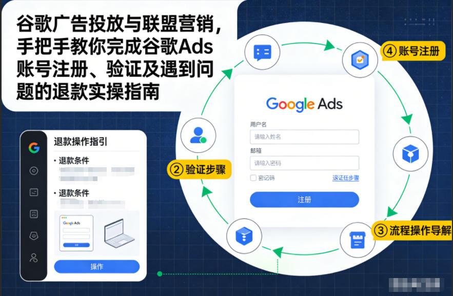 谷歌广告投放与联盟营销，手把手教你完成谷歌Ads账号注册、验证及遇到问题的退款实操指南 图1