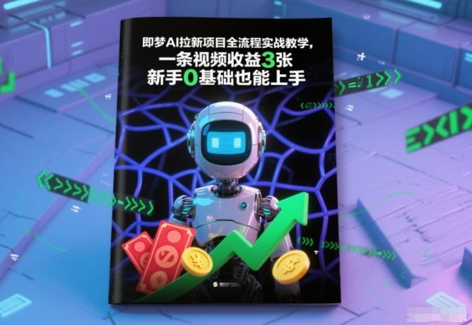 即梦AI拉新项目全流程实战教学，一条视频收益3张，新手0基础也能上手 图1