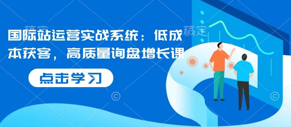 国际站运营实战系统：低成本获客，高质量询盘增长课（更新） 图1