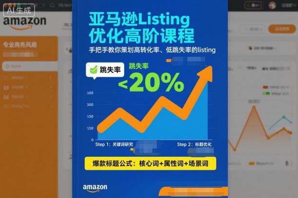 跨境电商Listing优化高阶课程，手把手教你策划高转化率、低跳失率的listing 图1