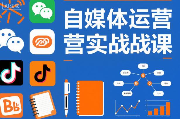 自媒体运营实战课，掌握一套系统的自媒体运营底层方法论，成为优秀的内容创作者 图1