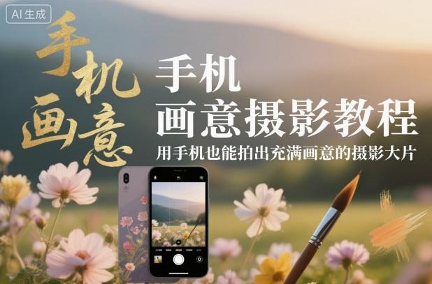 手机画意摄影教程，用手机也能拍出充满画意的摄影大片 图1