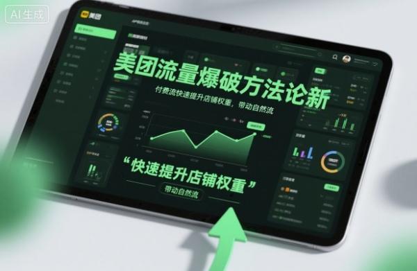 美团流量爆破方法论，付费流快速提升店铺权重，带动自然流 图1