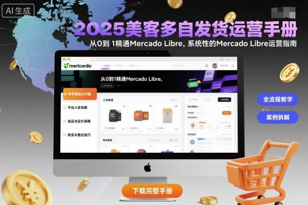 2025美客多自发货运营手册：从0到1精通Mercado Libre，系统性的Mercado Libre运营指南 图1