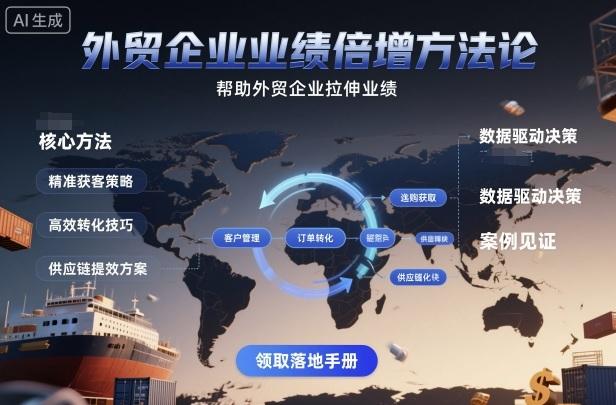 外贸企业业绩倍增方法论，帮助外贸企业拉伸业绩 图1
