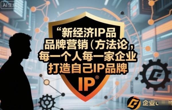 新经济IP品牌营销方法论，每一个人每一家企业都应该打造自己IP品牌 图1