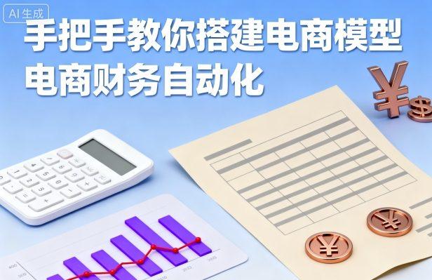 手把手教你搭建电商模型-电商财务自动化 图1