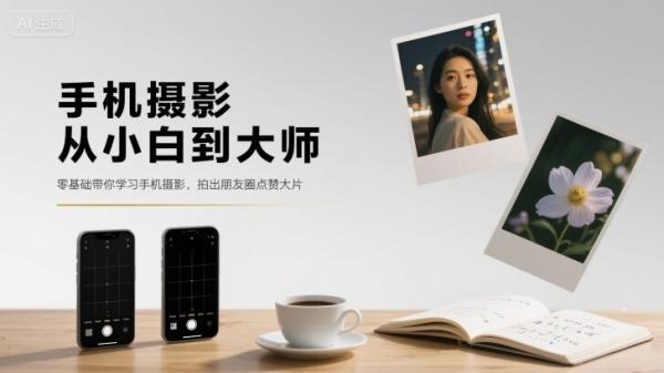手机摄影从小白到大师,零基础带你学习手机摄影,拍出朋友圈点赞大片 图1