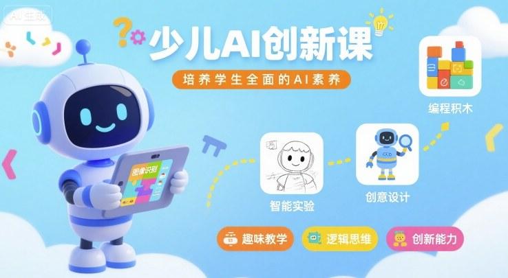 少儿AI创新课，培养学生全面的AI素养 图1