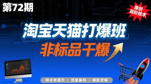 淘宝天猫打爆班原创高阶技术第72期，非标品干爆 图1