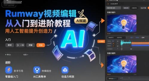 Rumway视频编辑从入门到进阶教程，用人工智能提升创造力 图1