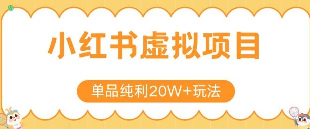 小红书卖虚拟产品，单品纯利20W+玩法分享，4节系列课程 图1