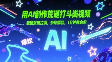 用AI制作荒诞打斗类视频，吸睛效果拉满，条条爆款，1分钟教会你 图1