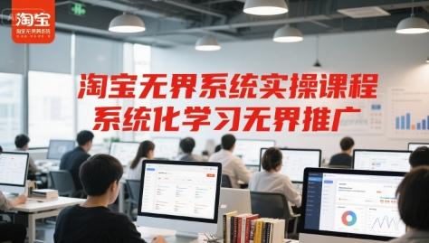 淘宝无界系统实操课程，系统化学习无界推广 图1