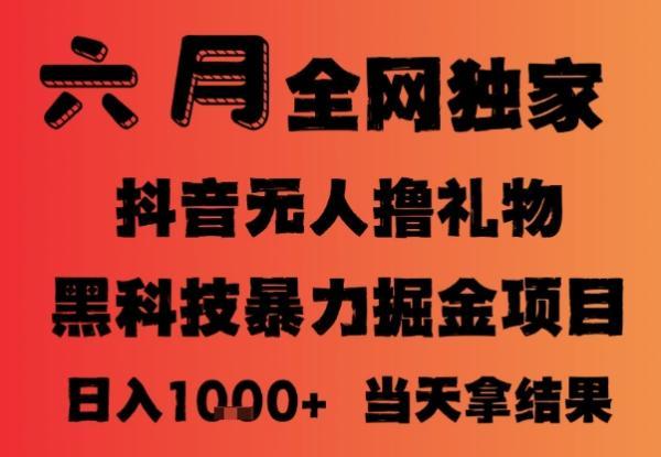 25年6月抖音无人直播最新暴力撸音浪掘金，小白可做，可批量矩阵放大，长期稳定日入1k+【揭秘】 图1