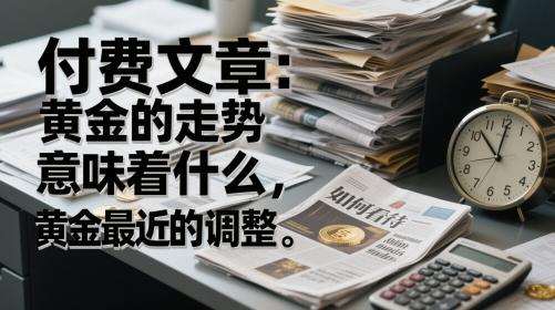 付费文章：黄金的走势意味着什么，如何看待黄金最近的调整 图1