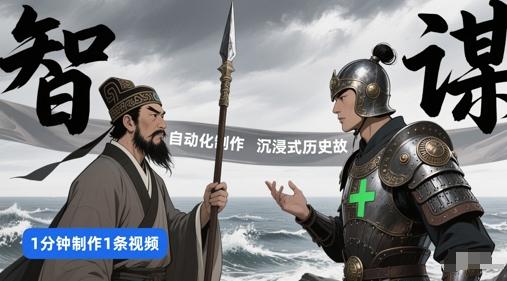 扣子工作流一键生成沉浸式历史故事,一天工作量,3分钟搞定 图1