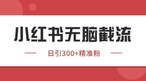 小红书只要你有同行就能获客,独家野路子获客玩法,暴力截流【揭秘】 图1