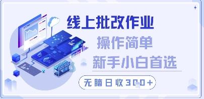 线上批改作业，操作简单新手小白首选，无脑日收300+【揭秘】 图1