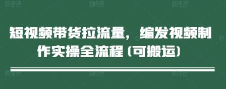 短视频带货拉流量，编发视频制作实操全流程(可搬运) 图1