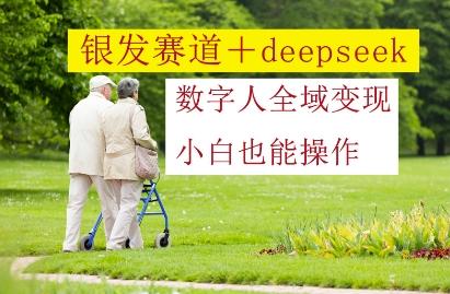 银发赛道+deepseek数字人全域变现，小白也能操作 图1