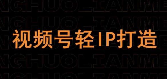 视频号线上课程，视频号轻IP打造 图1