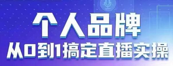 个人品牌:从0到1搞定直播实操,用直播为你的个人品牌赋能,六大实操板块,放大个人影响力 图1