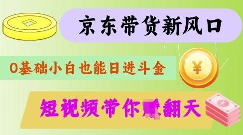 最新京东短视频带货代运营秘籍,轻松躺挣【揭秘】 图1