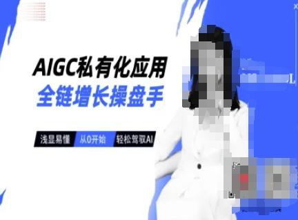 AIGC私有化应用全链增长操盘手，浅显易懂，从0开始轻松，驾驭AI 图1