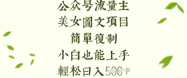 流量主长期收益项目，美女图片简单复制，小白也能上手，轻松日入5张 图1