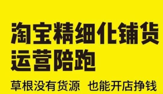 淘宝精细化铺货运营陪跑(部分更新至2025),草根没有货源 也能开店挣钱 图1
