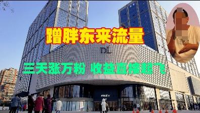 蹭胖东来流量，三天涨万粉，收益直接起飞 图1
