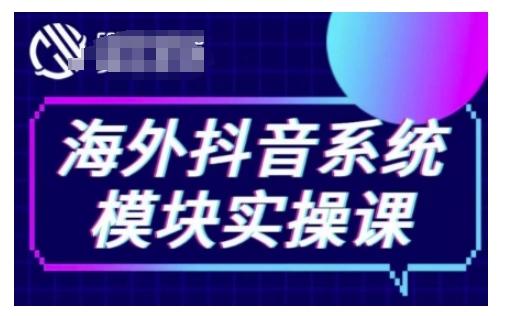 海外抖音Tiktok系统模块实操课,TK短视频带货,TK直播带货,TK小店端实操等 图1