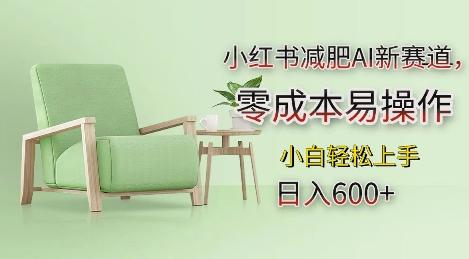 小红书减肥AI新赛道，零成本易操作，日入多张，小白轻松上手【揭秘】 图1