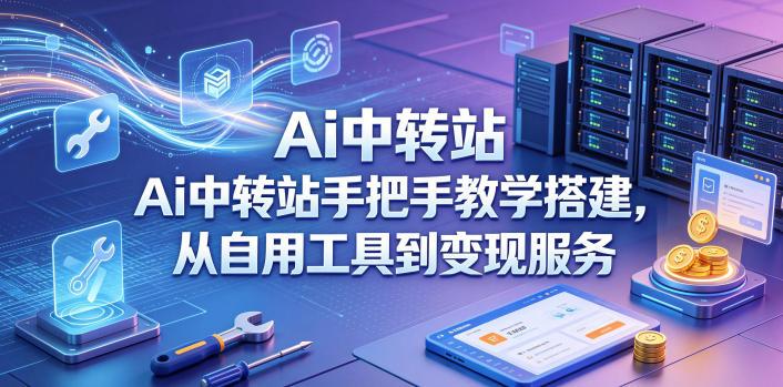 Ai中转站手把手教学搭建，从自用工具到变现服务 图1