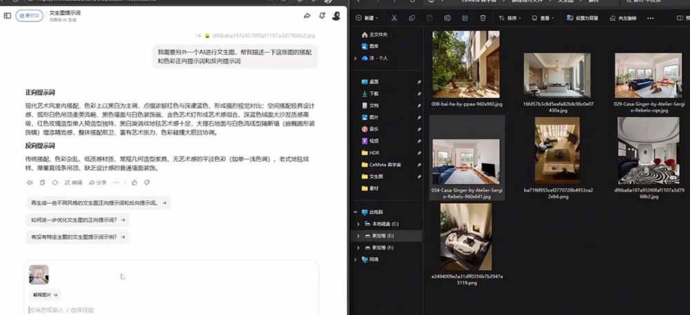 AI效果图类全面教学:文生图+图生图+FLUX,快速生成家具摄影棚级产品图 图2