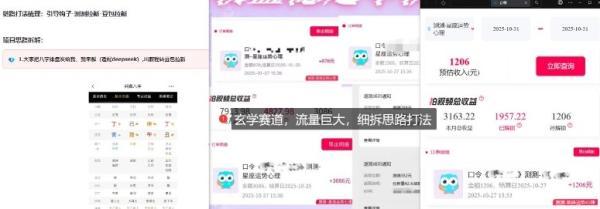 免费占星项目拆解_测测拉新玄学赛道，蓝海开局 图2