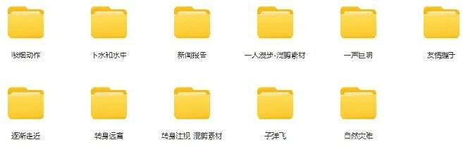 【影视剪辑素材合集】15800+高清混剪卡点|热门影视精彩片段|人物/城市/场景全覆盖,中文分类清晰 图6