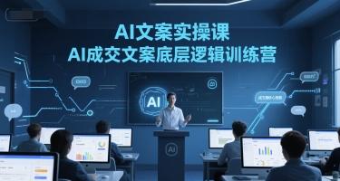 AI文案实操课,AI成交文案底层逻辑训练营-三零资源