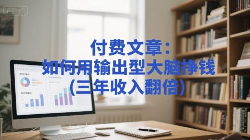付费文章:如何用输出型大脑挣钱(三年收入翻倍)-三零资源