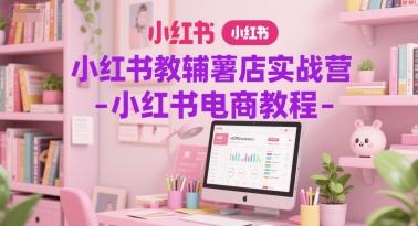 小红书教辅薯店实战营-小红书电商教程-三零资源