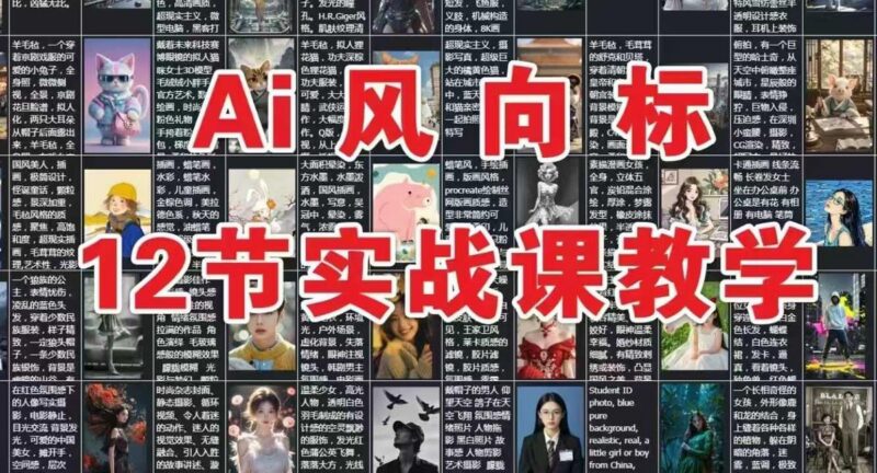 AI风向标:12节实战课教学-三零资源