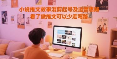 小说推文故事混剪起号及运营思路,看了做推文可以少走弯路-三零资源