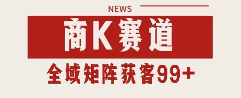 小红书某音商K赛道引流获客 自热矩阵日引200+【揭秘】-三零资源